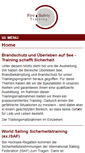 Mobile Screenshot of fire-safety-training.de